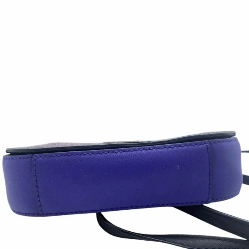 Kate Spade Laurel Way Carsen Purple Glitter Crossbody